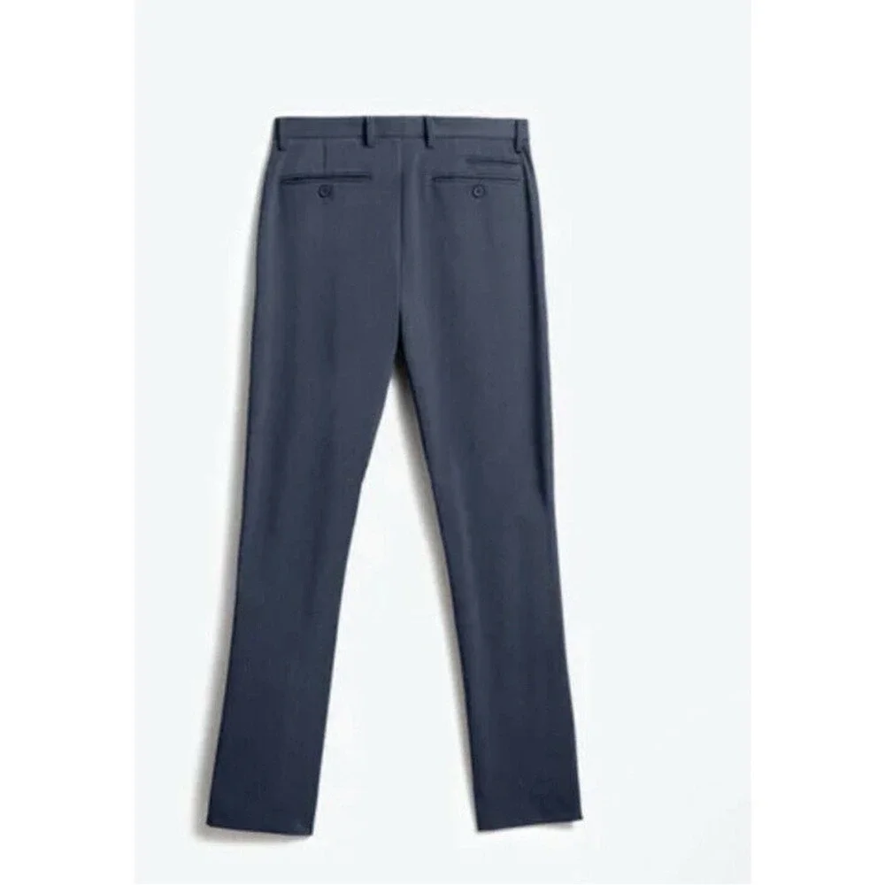 Ministry of Supply Velocity Dress Pant Slim Azurite Heather Gray Mens Size 30